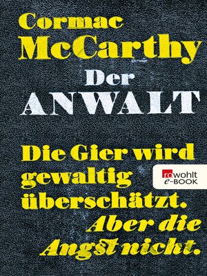 cover image of Der Anwalt
